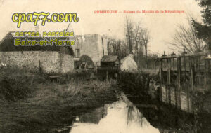 Pommeuse (Seine-et-Marne) - Ruines du Moulin de la République