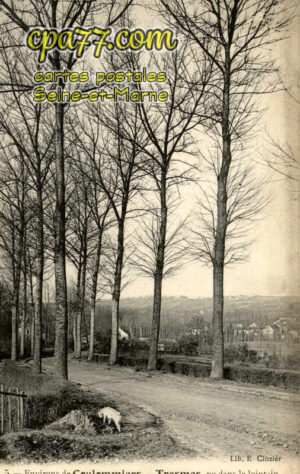 Pommeuse (Seine-et-Marne) - Tresmes, vu dans le lointain
