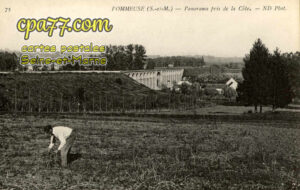 Pommeuse (Seine-et-Marne) - Panorama pris de la Côte