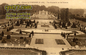 Pomponne (Seine-et-Marne) - Vue d&rsquo;ensemble sur les Parterres