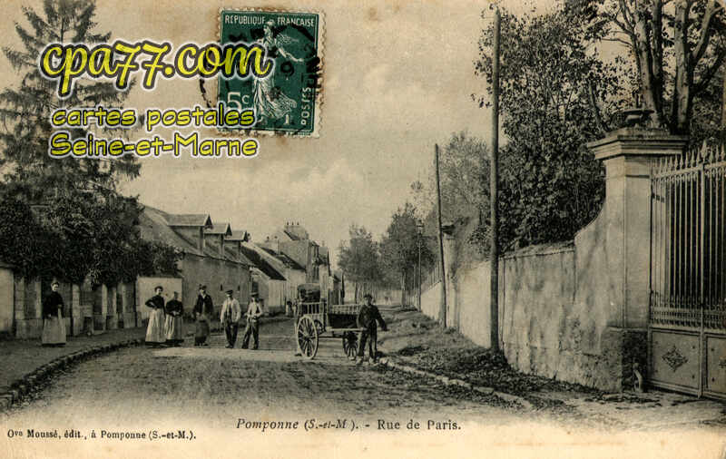 Pomponne (Seine-et-Marne) - Rue de Paris
