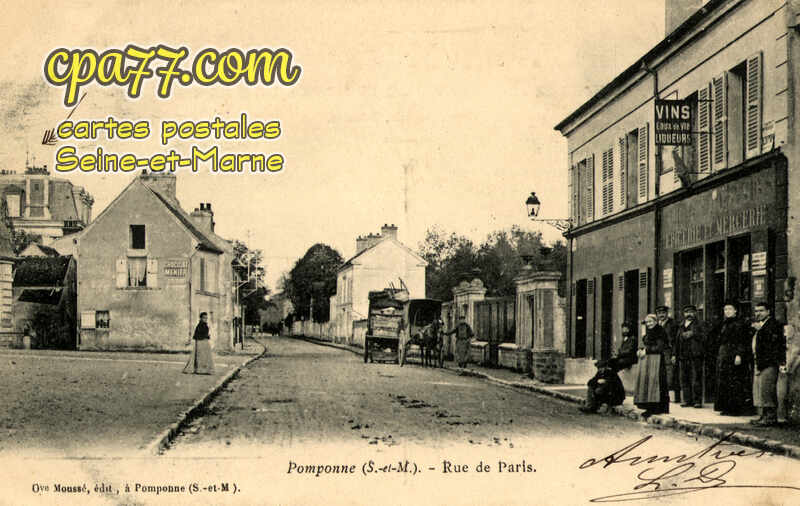 Pomponne (Seine-et-Marne) - Rue de Paris