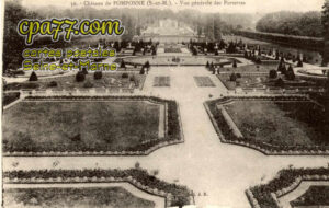 Pomponne (Seine-et-Marne) - Château de Pomponne – Vue généraledes Parterres