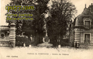 Pomponne (Seine-et-Marne) - Château de Pomponne – Entrée du Château