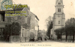 Pontault Combault (Seine-et-Marne) - Route de Champs