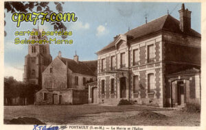 Pontault Combault (Seine-et-Marne) - La Mairie et l&rsquo;Eglise