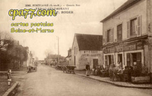 Pontcarré (Seine-et-Marne) - Grande Rue – Tabac-Restaurant F.Roger