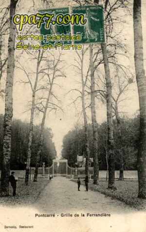 Pontcarré (Seine-et-Marne) - Grille de la Ferrandière