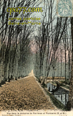 Pontcarré (Seine-et-Marne) - Vue dans le domaine de Ferrières et Pontcarré (S.-et-M.)