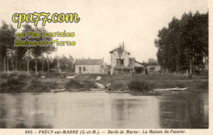 Précy Sur Marne (Seine-et-Marne) - Bords de Marne – La Maison du Passeur