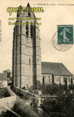 Presles En Brie (Seine-et-Marne) - Clocher de l&rsquo;Eglise