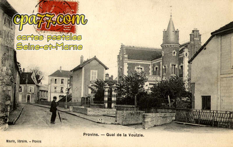 Provins (Seine-et-Marne) - Quai de la Voulzie