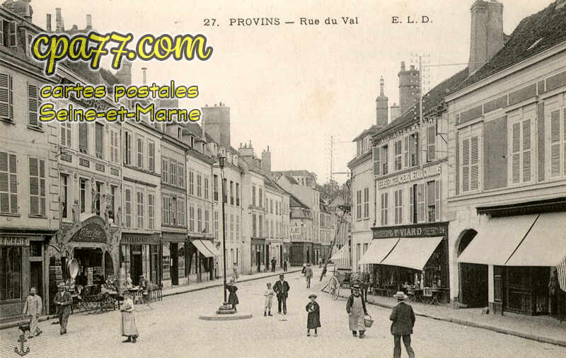 Provins (Seine-et-Marne) - Rue du Val