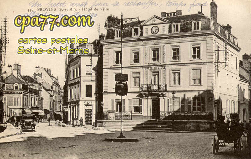 Provins (Seine-et-Marne) - Hôtel de Ville