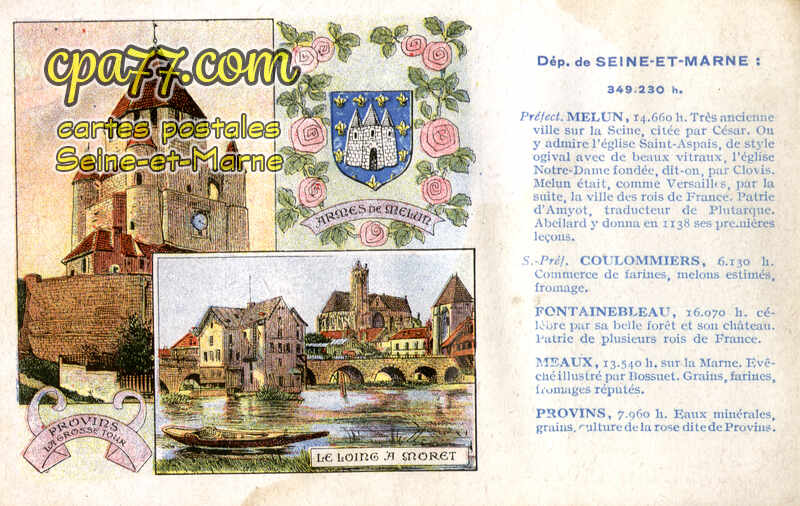 Provins (Seine-et-Marne) - Dép. De Seine-et-Marne