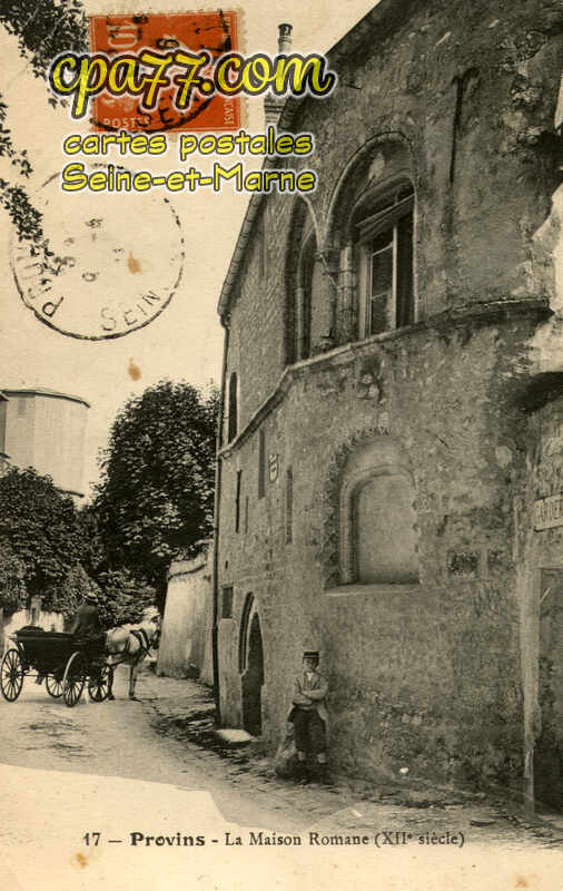 Provins (Seine-et-Marne) - La Maison Romane (XIIe siècle)