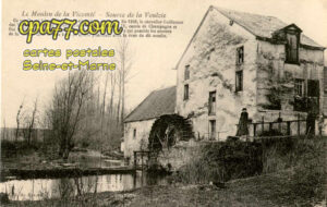 Provins (Seine-et-Marne) - Le Moulin de la Vicomté – Source de la Voulzie