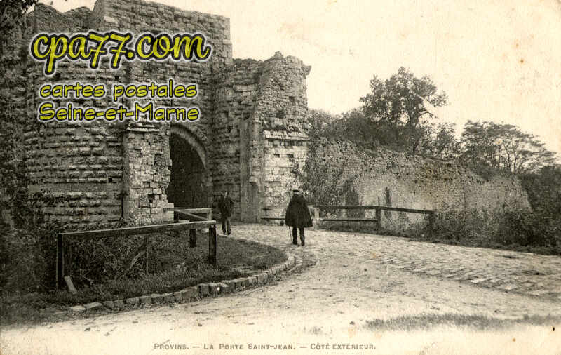 Provins (Seine-et-Marne) - La Porte Saint-Jean – Côté extérieur