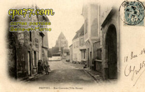 Provins (Seine-et-Marne) - Rue Couverte (Ville Haute)