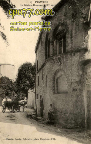 Provins (Seine-et-Marne) - La Maison Romane (XIIe siècle)