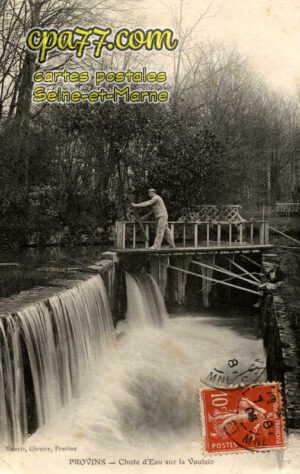 Provins (Seine-et-Marne) - Chute d&rsquo;Eau sur la Voulzie