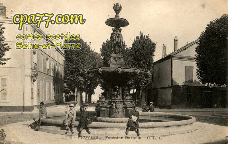 Provins (Seine-et-Marne) - Fontaine Battelin