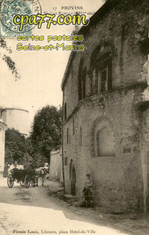 Provins (Seine-et-Marne) - Maison Romane (XIIe siècle)