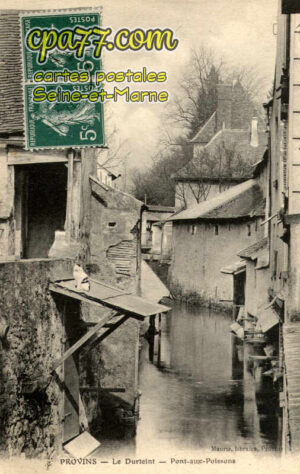 Provins (Seine-et-Marne) - Le Durteint -Pont-aux-Poissons