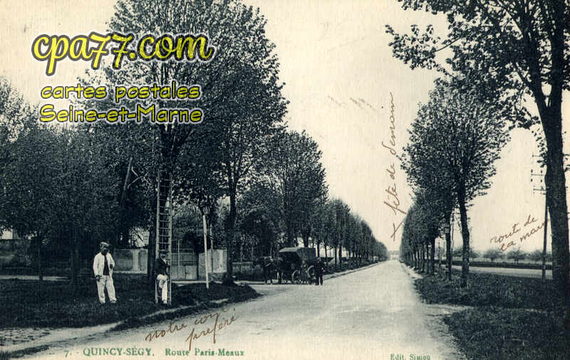 Quincy Voisins (Seine-et-Marne) - Route Paris-Meaux