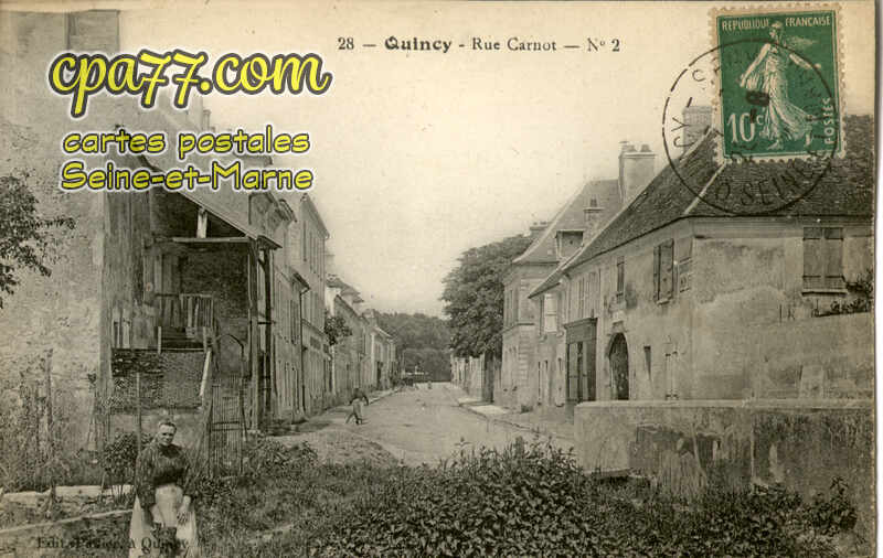 Quincy Voisins (Seine-et-Marne) - Rue Carnot