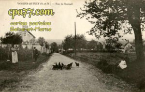 Quincy Voisins (Seine-et-Marne) - Rue de Mareuil