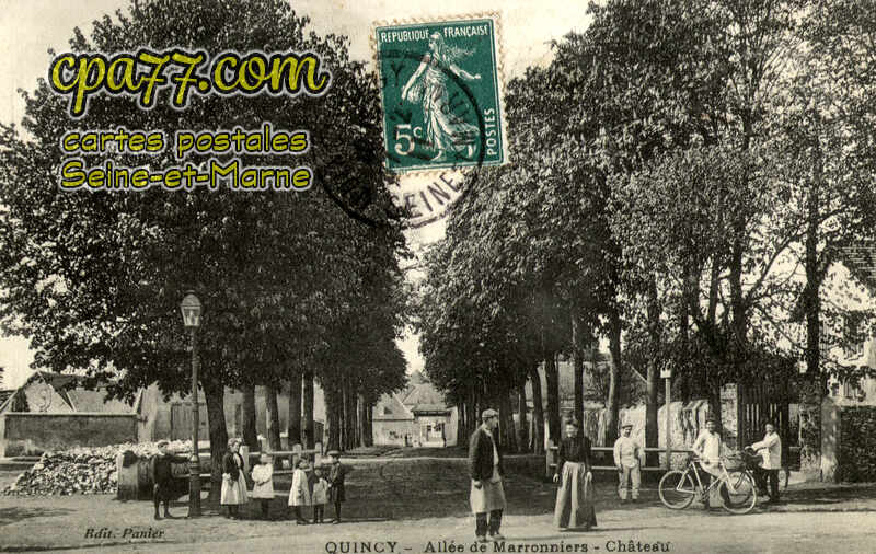Quincy Voisins (Seine-et-Marne) - Allée des Marronniers – Château