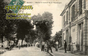 Quincy Voisins (Seine-et-Marne) - Mairie et Avenue de la République