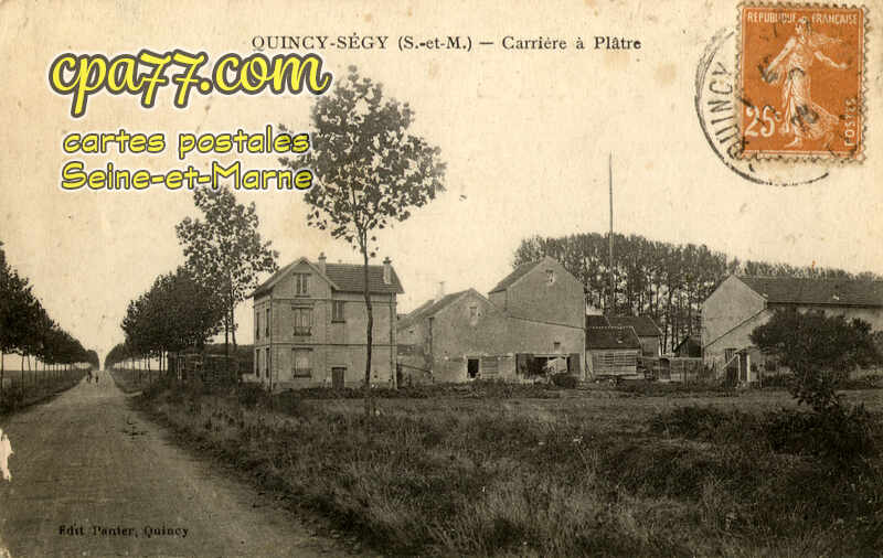 Quincy Voisins (Seine-et-Marne) - Carrière à Plâtre