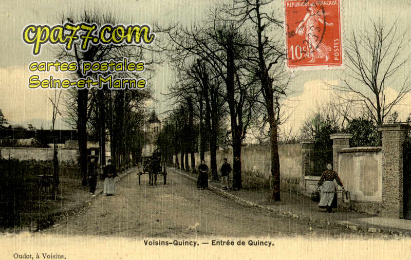 Quincy Voisins (Seine-et-Marne) - Entrée de Quincy