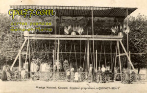 Quincy Voisins (Seine-et-Marne) - Manège National, Coutard, directeur propriétaire, à Quincy-Segy