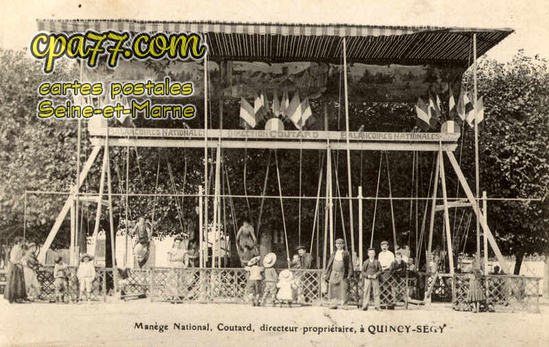 Quincy Voisins (Seine-et-Marne) - Manège National, Coutard, directeur propriétaire, à Quincy-Segy