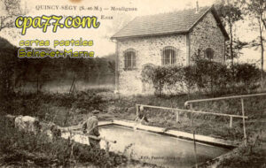 Quincy Voisins (Seine-et-Marne) - Moulignon – Lavoir et Prise des Eaux