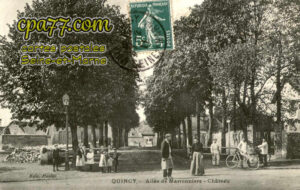 Quincy Voisins (Seine-et-Marne) - Allée de Marronniers – Château