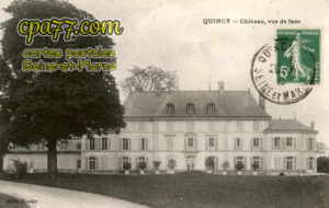 Quincy Voisins (Seine-et-Marne) - Château, vue de face