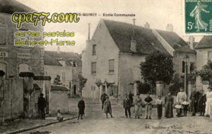 Quincy Voisins (Seine-et-Marne) - Ecole Communale