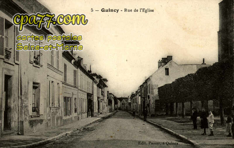 Quincy Voisins (Seine-et-Marne) - Rue de l&rsquo;Eglise