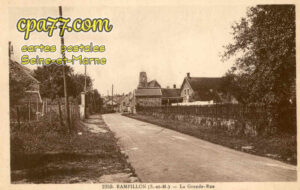 Rampillon (Seine-et-Marne) - La Grande-Rue