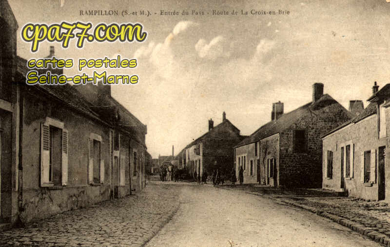 Rampillon (Seine-et-Marne) - Entrée du Pays – Route de la Croix-en-Brie