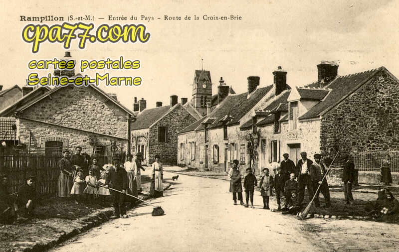 Rampillon (Seine-et-Marne) - Entrée du Pays – Route de la Croix-en-Brie