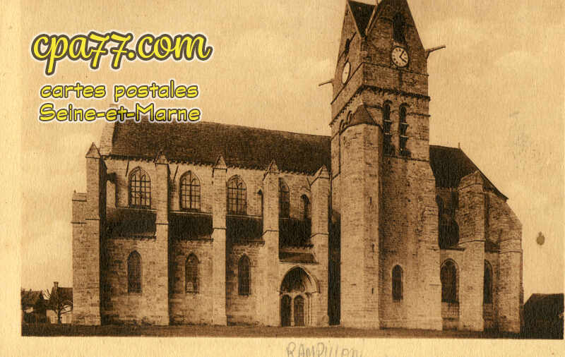 Rampillon (Seine-et-Marne) - Eglise de Rampillon (S.-et-M.) (XIIe et XIIIe siècles) Ensemble méridional