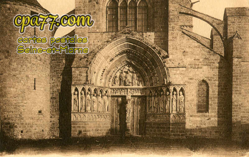 Rampillon (Seine-et-Marne) - Eglise de Rampillon (S.-et-M.) (XIIe et XIIIe siècles) Portail occidental