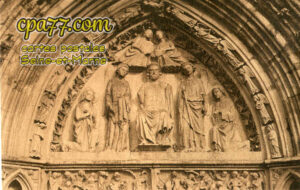 Rampillon (Seine-et-Marne) - 1643 – Eglise de Rampillon (S.-et-M.) ( XIIe et XIIIe siècles) – Portail occidental – Tympan – Le Jugement dernier