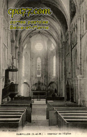 Rampillon (Seine-et-Marne) - Intérieur de l&rsquo;Eglise