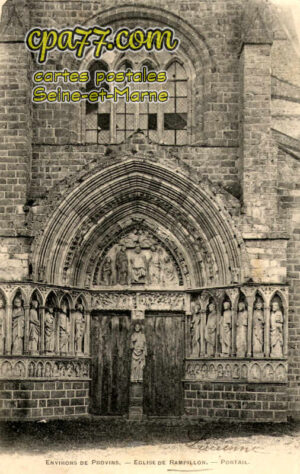 Rampillon (Seine-et-Marne) - Environs de Provins – Eglise de Rampillon – Portail